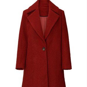 Burnt Orange Boucle Jacket